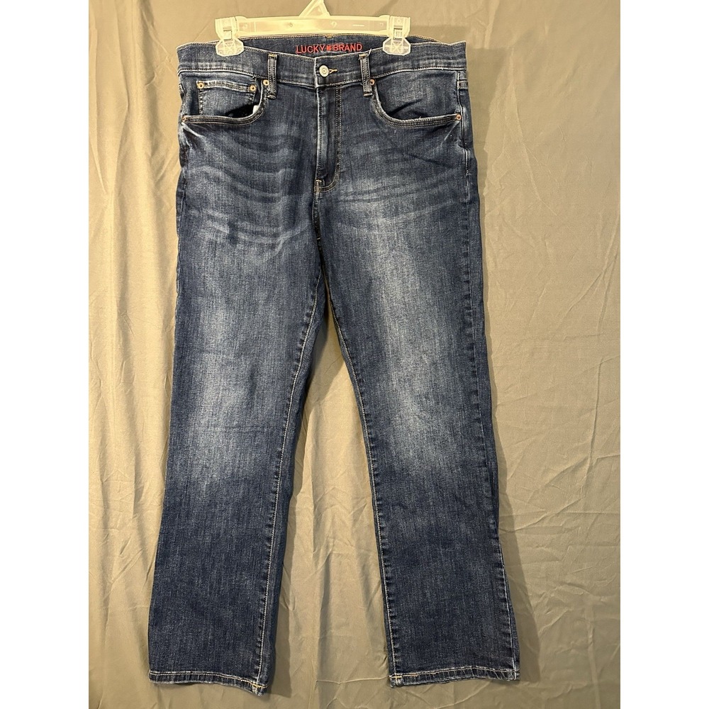 Levi's 569 Mens Jeans 36x30 Blue Denim Dark Wash Loose Straight High Rise‎